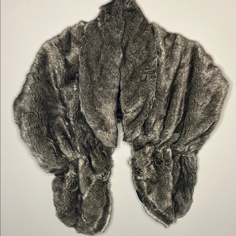 Luxurious Faux Fur Shawl